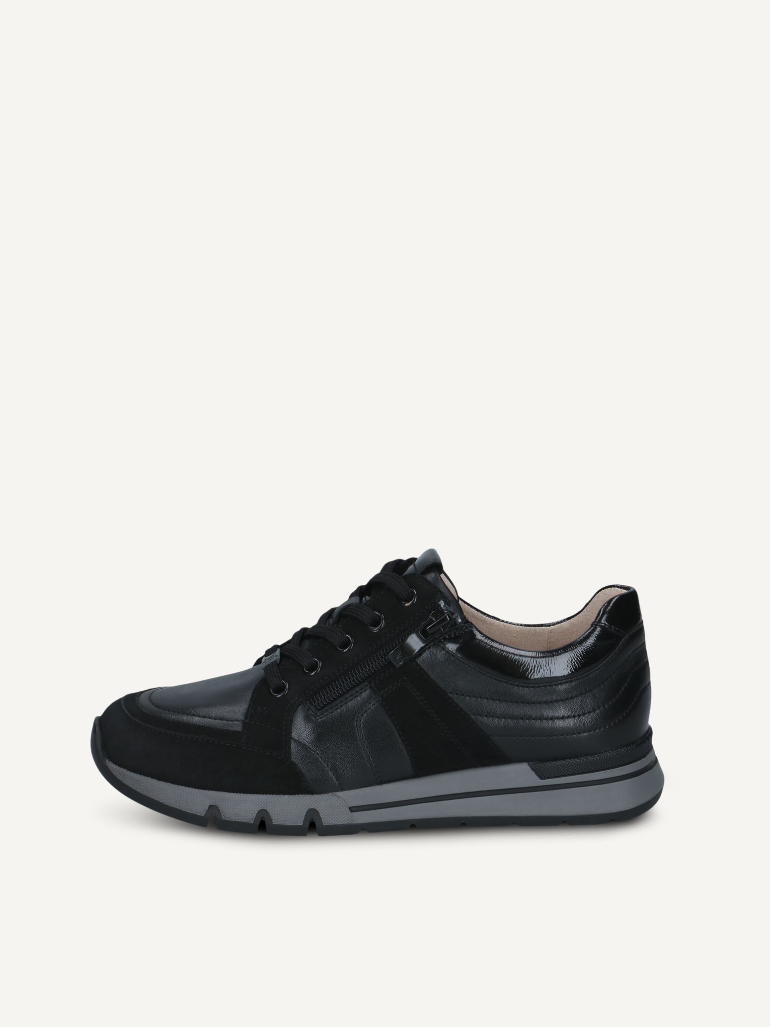 caprice sneaker black made of leather size 42