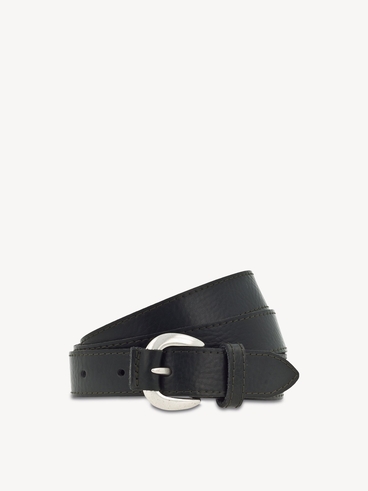Leather Belt - green
