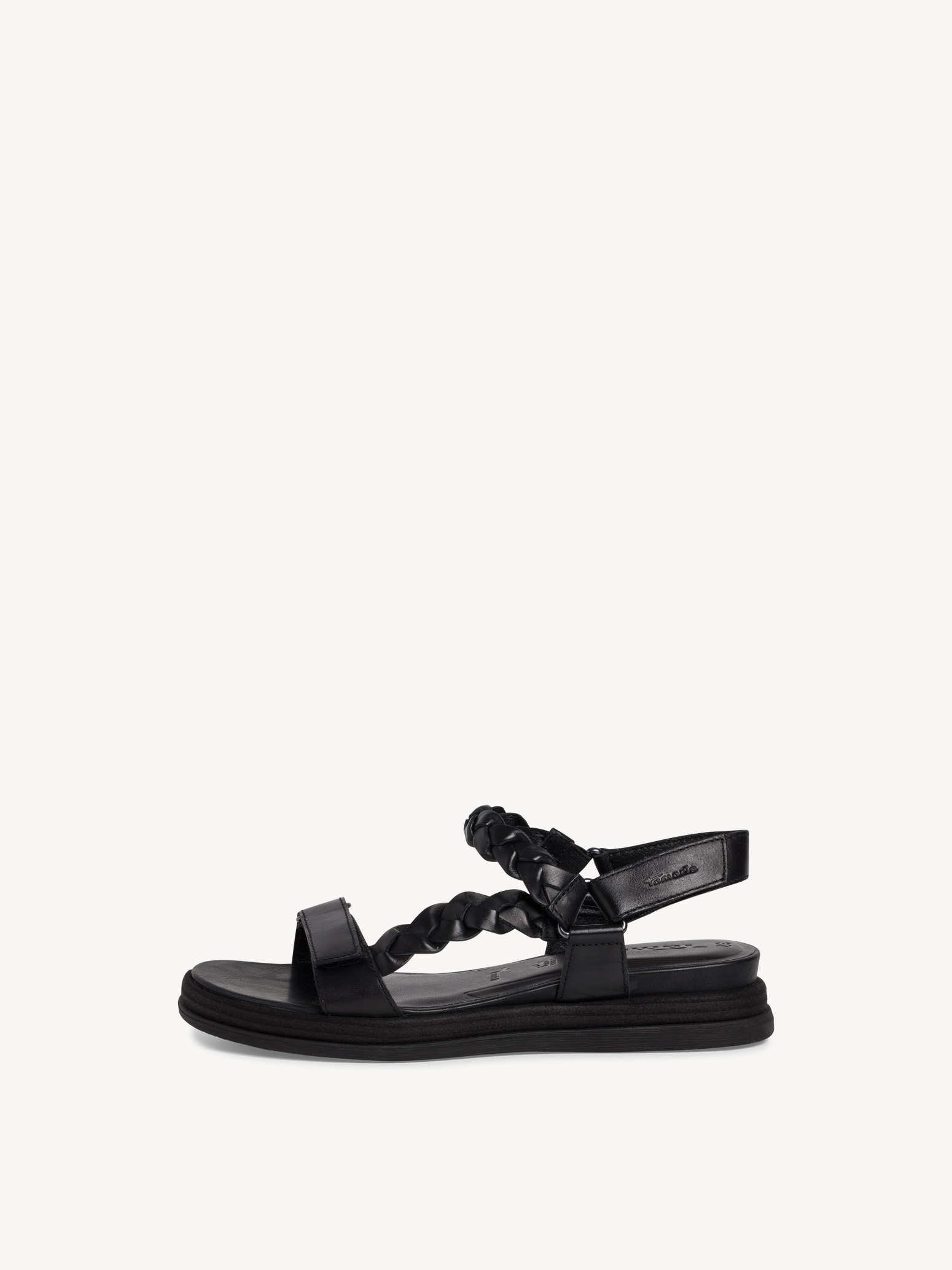 Heeled sandal - black