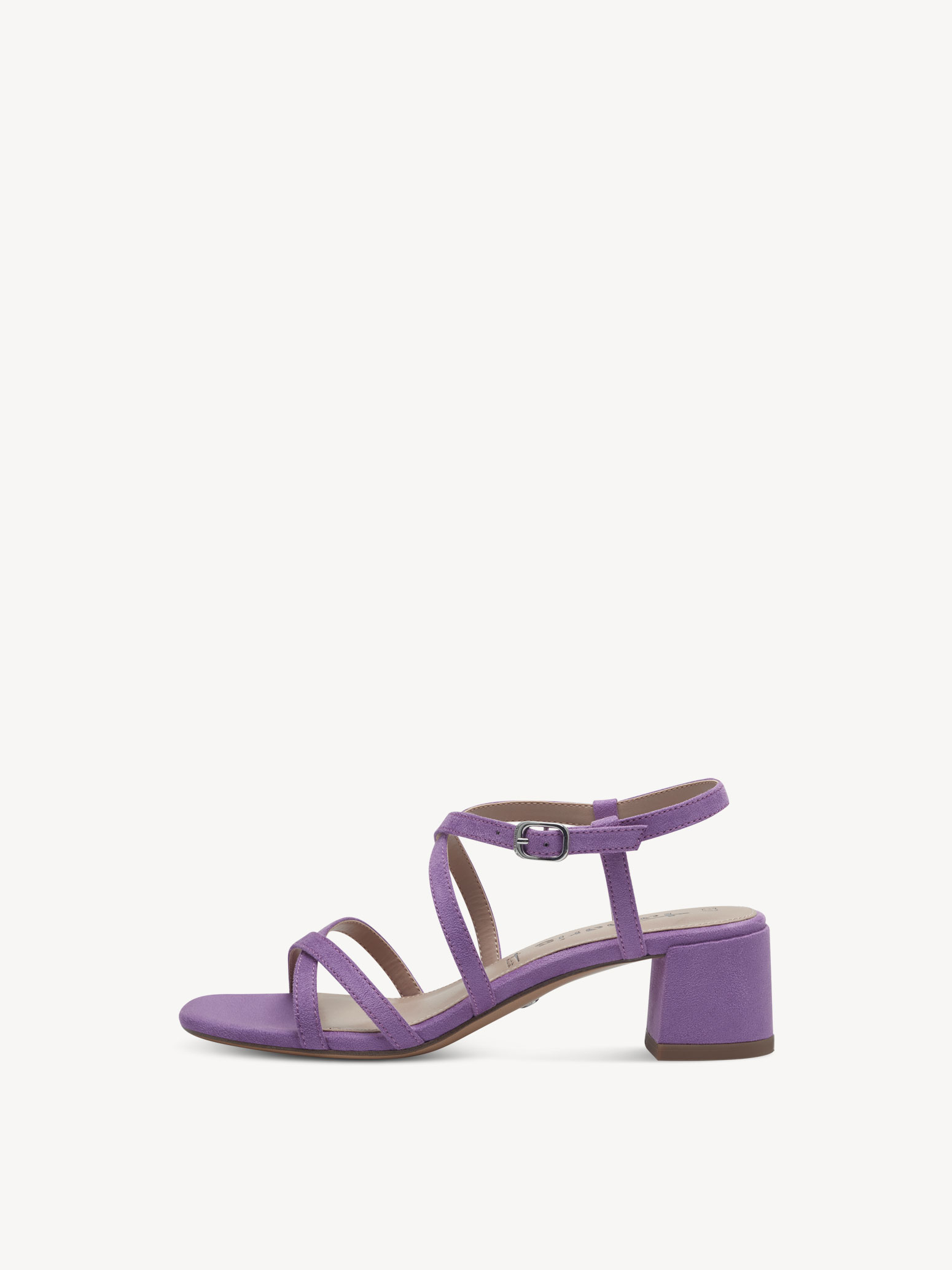 Heeled sandal - purple
