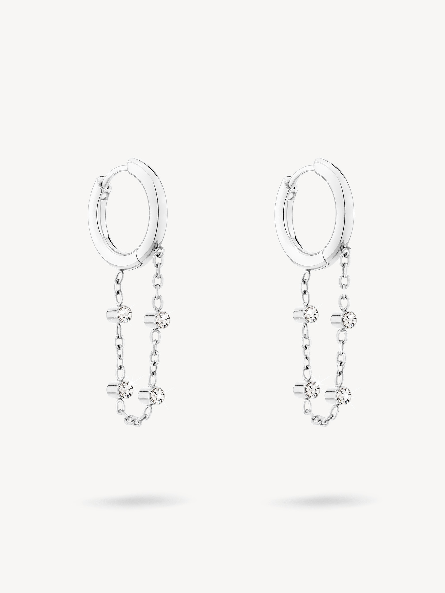 ﻿Creole earring - silver