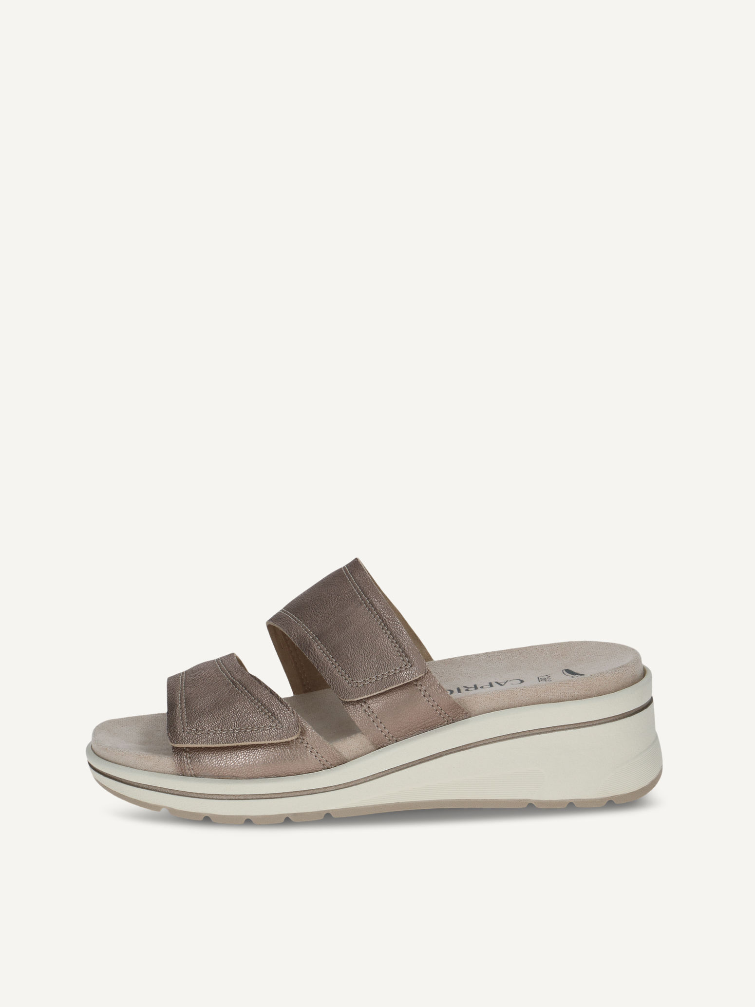CAPRICE Mule marron en Cuir avec Talon compens P38 62$
