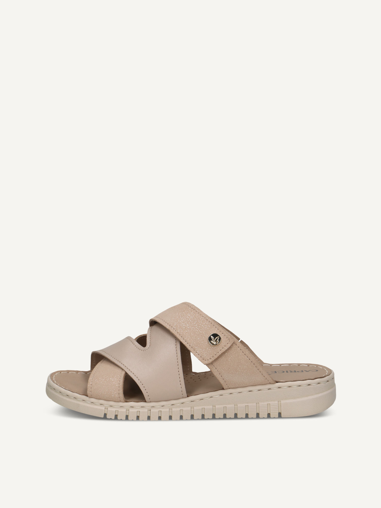 CAPRICE Mule beige en Cuir sans talon P36 59 €