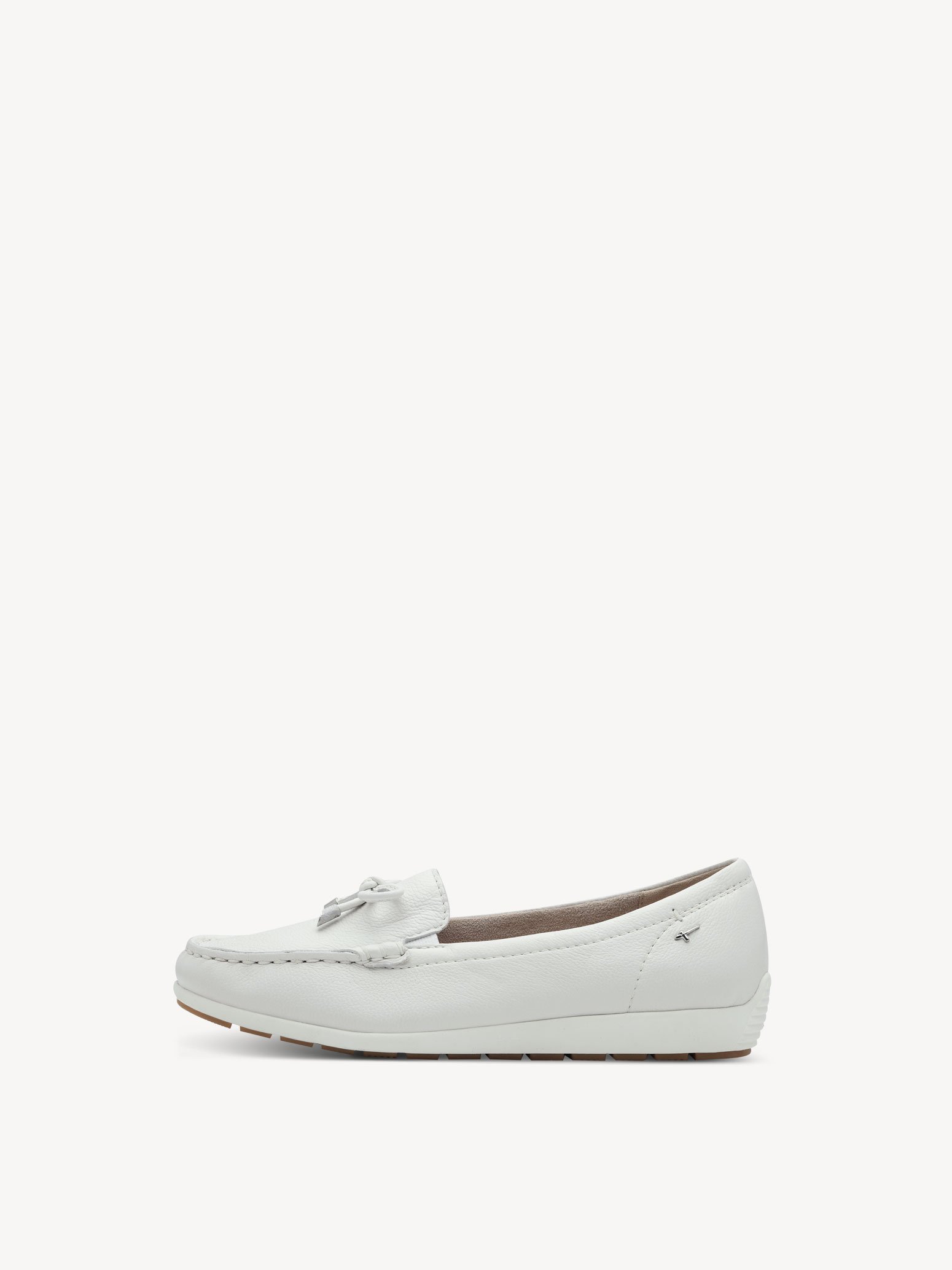 Leather Slipper - white