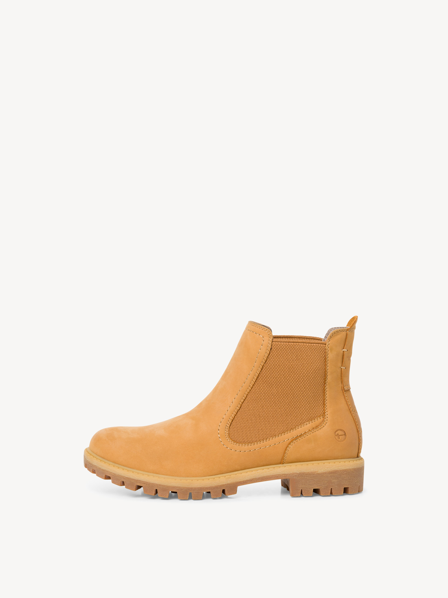 Leather Chelsea boot - yellow, CORN, hi-res
