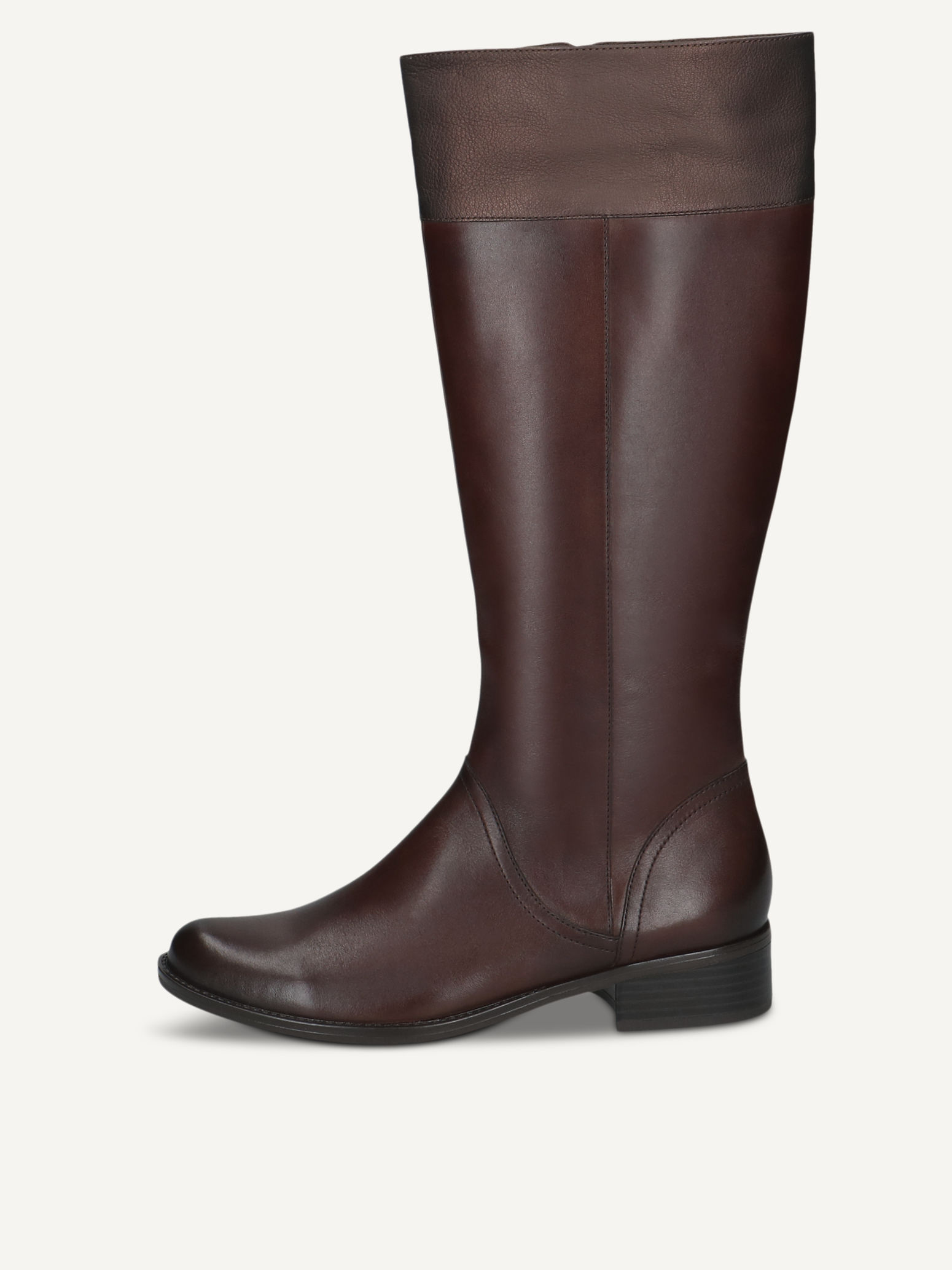 CAPRICE Bottes marron en Cuir avec Talon bloc P385 140$