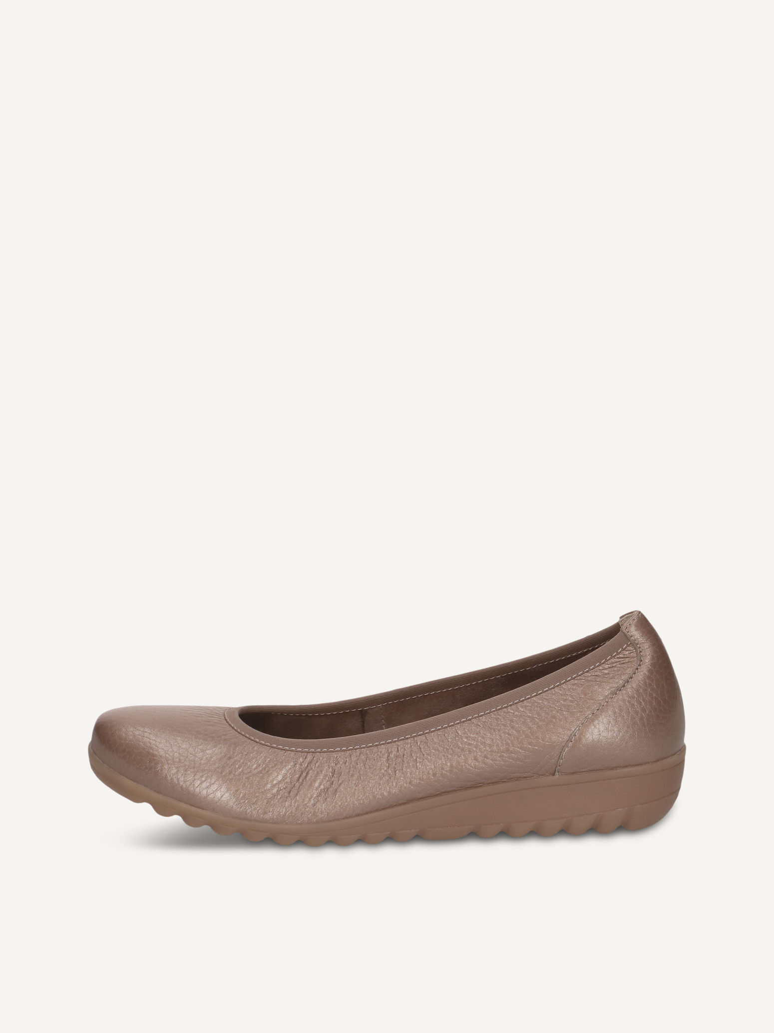 CAPRICE Ballerine mtallique en Cuir P41 71$