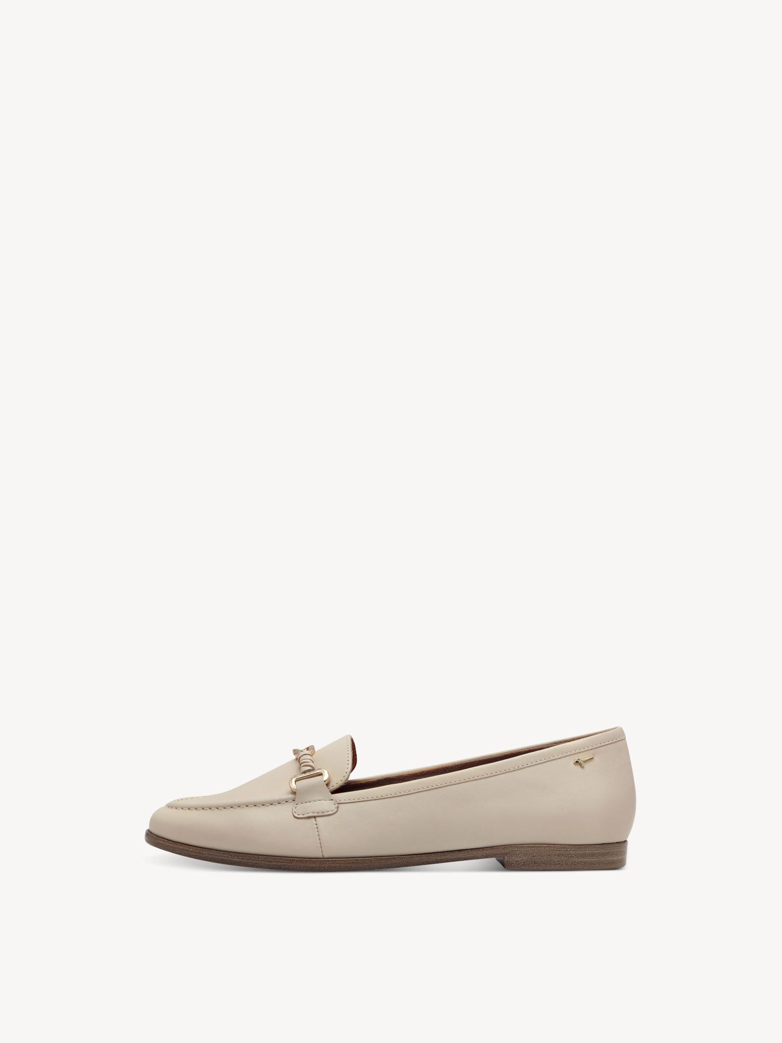 Slipper en cuir - beige