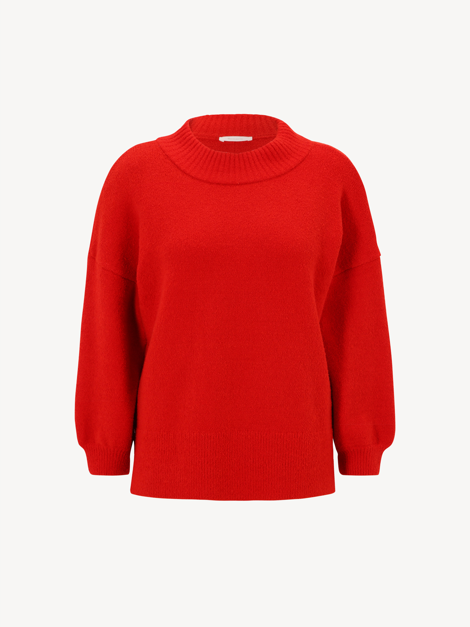 Pull-over en tricot - rouge