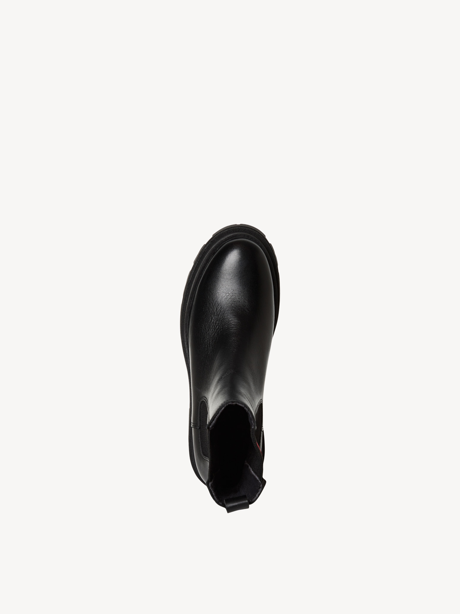 Leather Chelsea boot - black