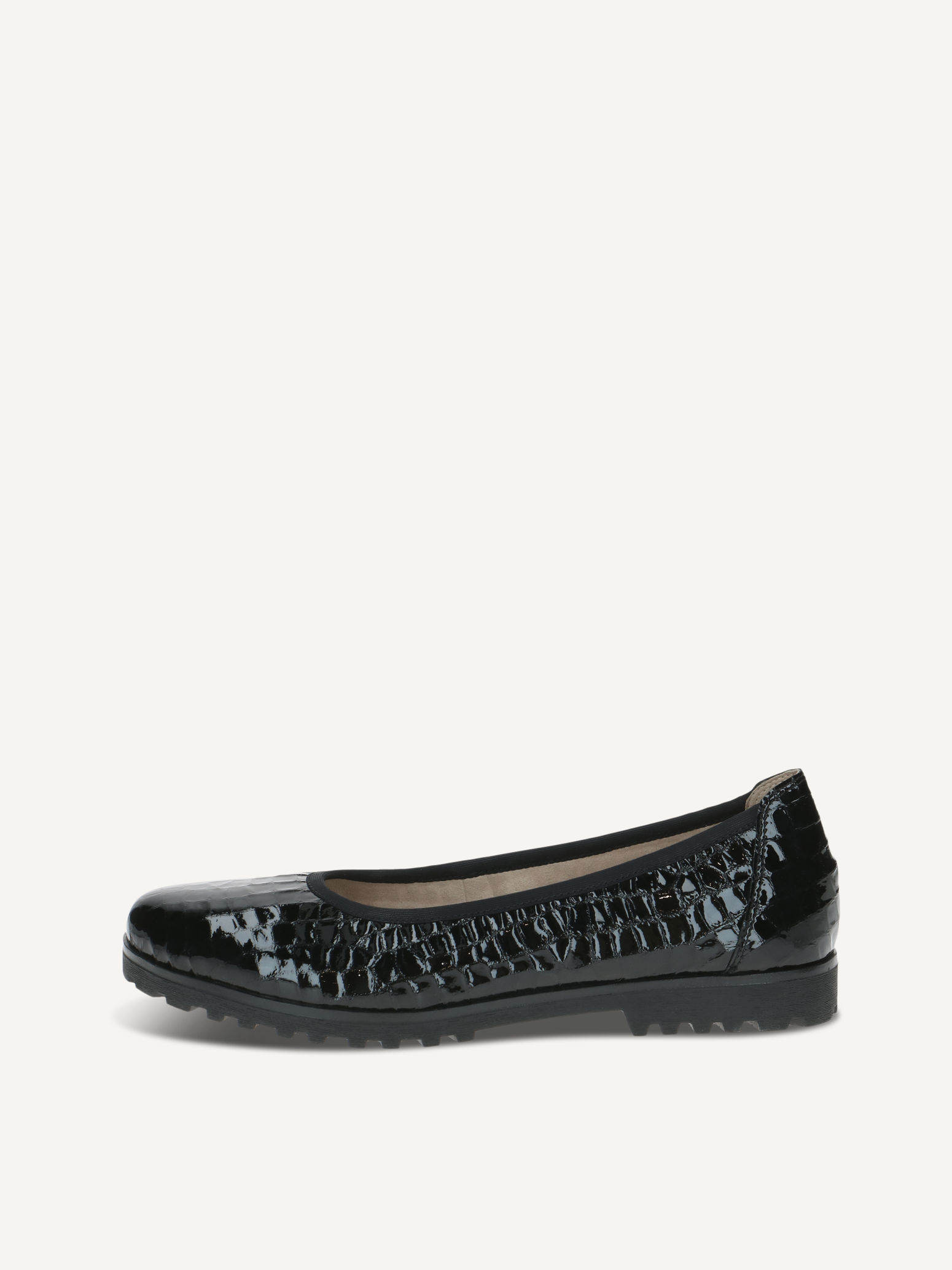 caprice ballerina black made of leather size 40