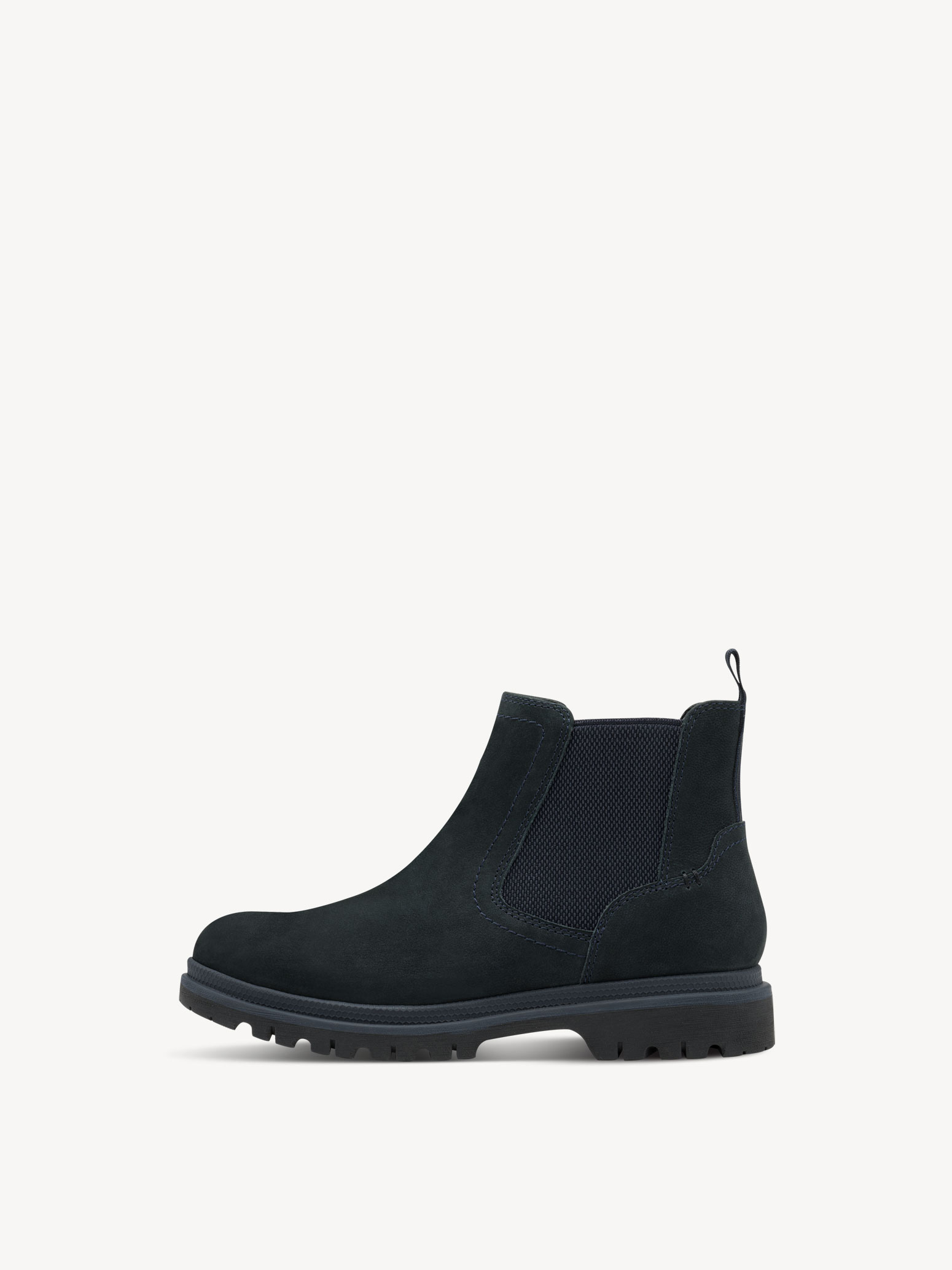 Leder Chelsea Boot - blau