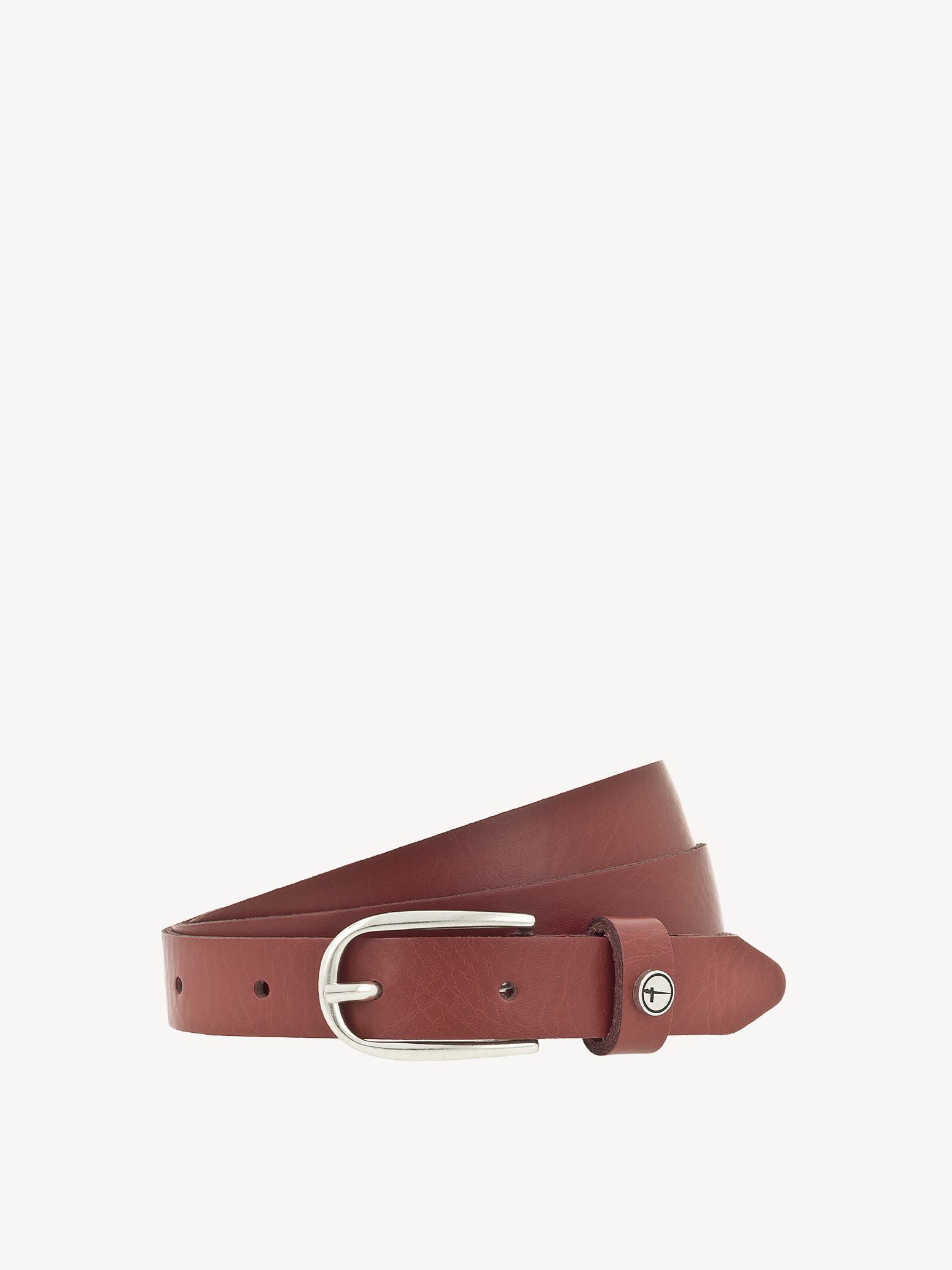 Leather Belt - red