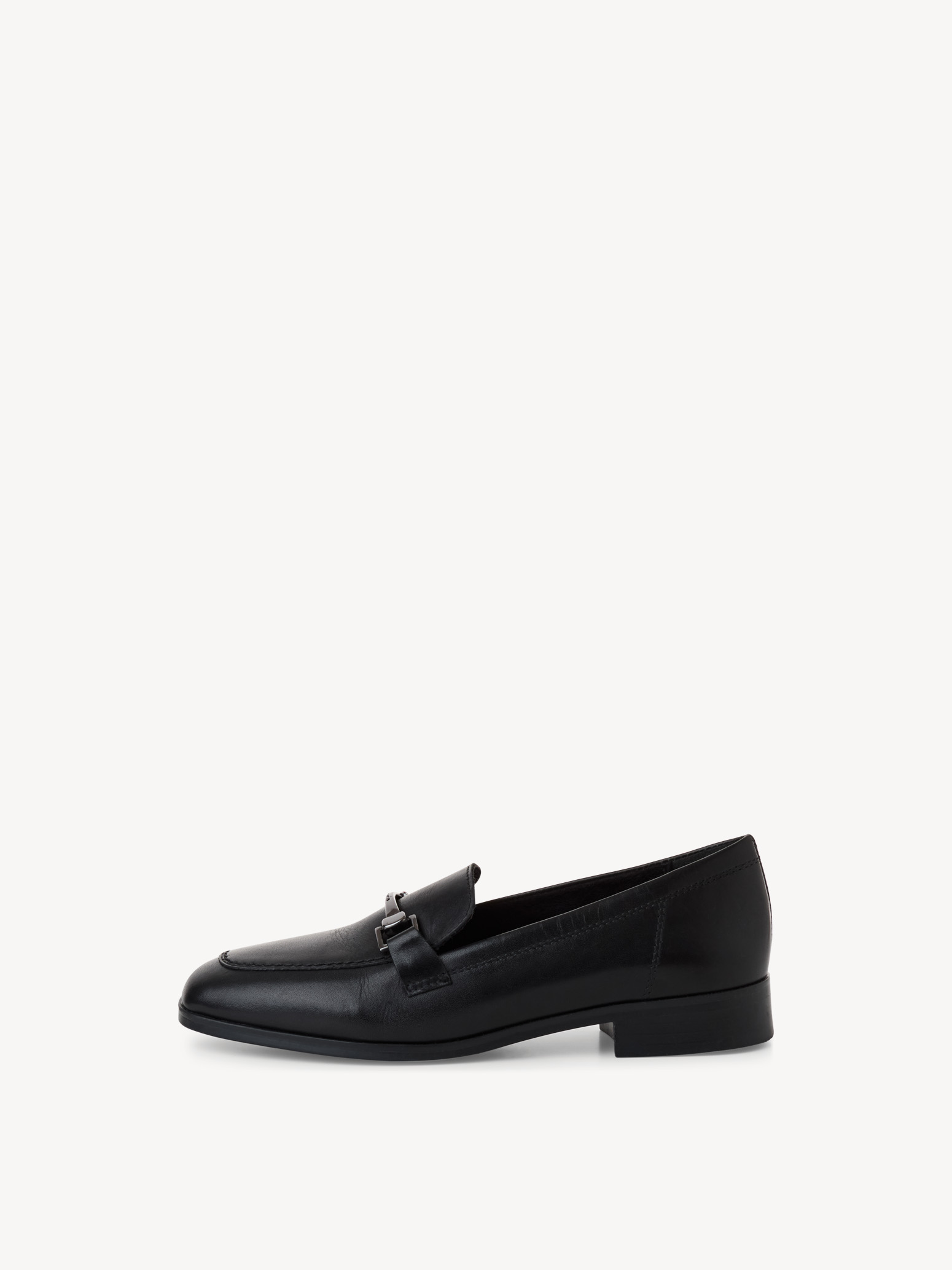 Leather Slipper - black