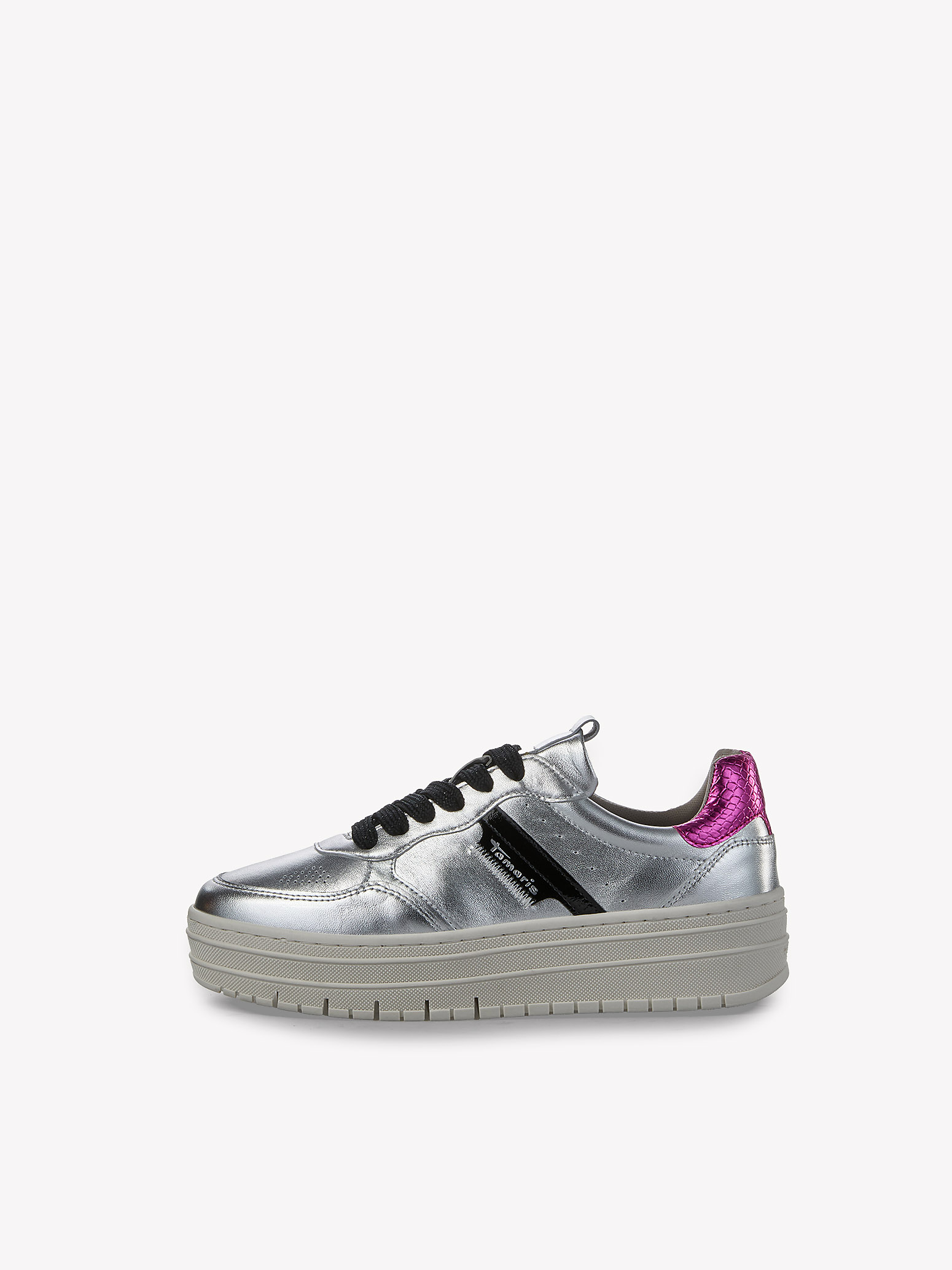 Leather Sneaker - metallic