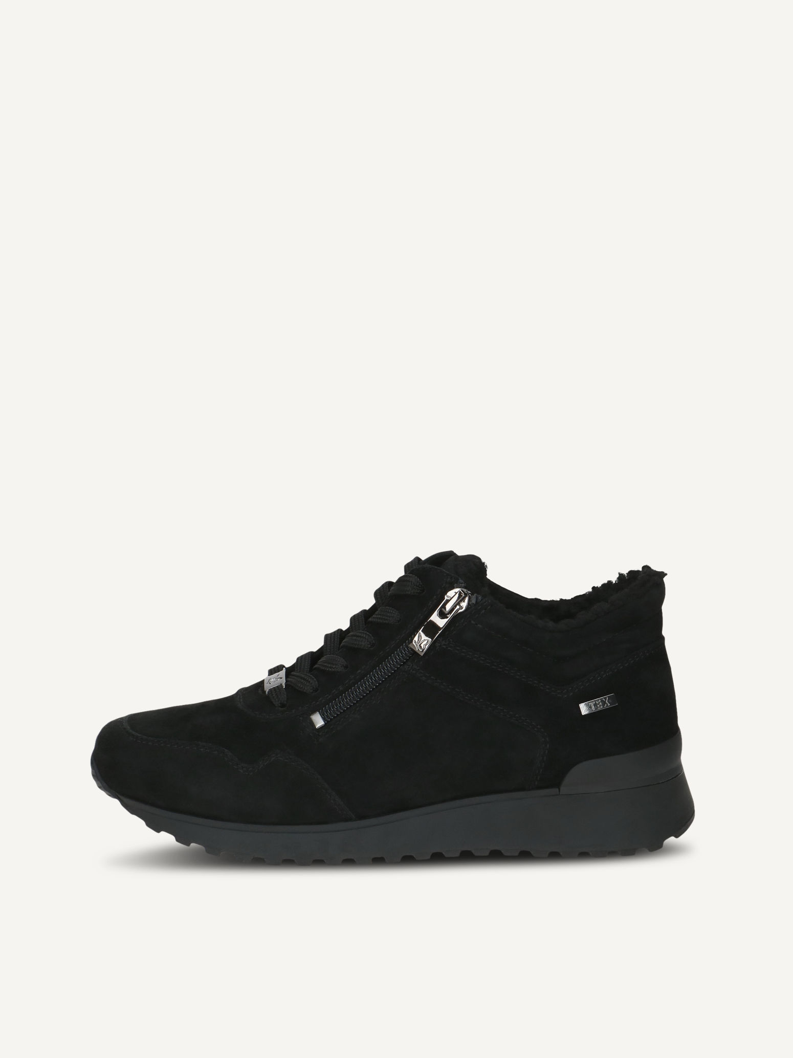 caprice sneaker black made of leather size 36