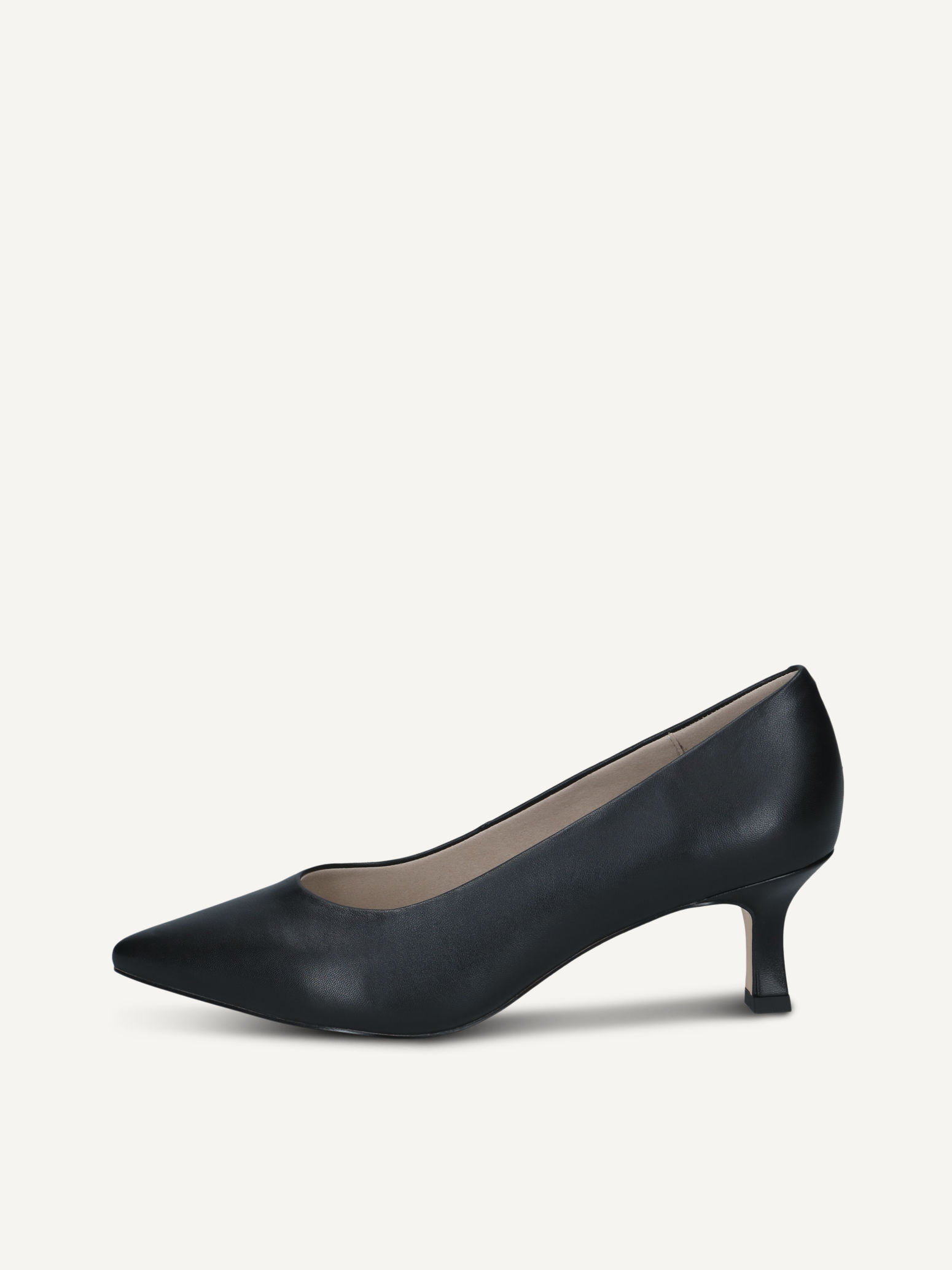 CAPRICE Escarpin noir en Cuir avec Queenie P375 80 €