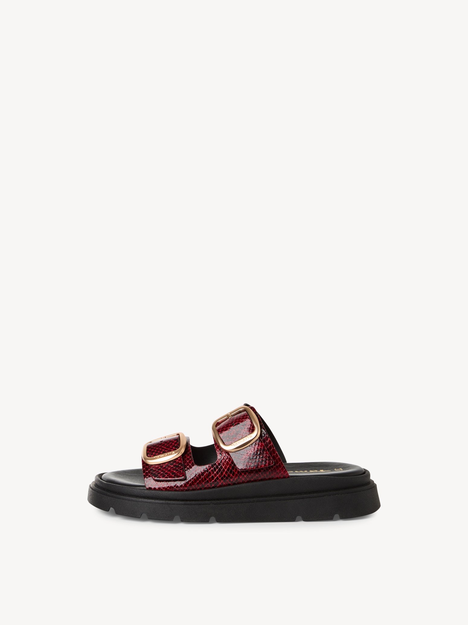 Pantolette rot Gr. 37