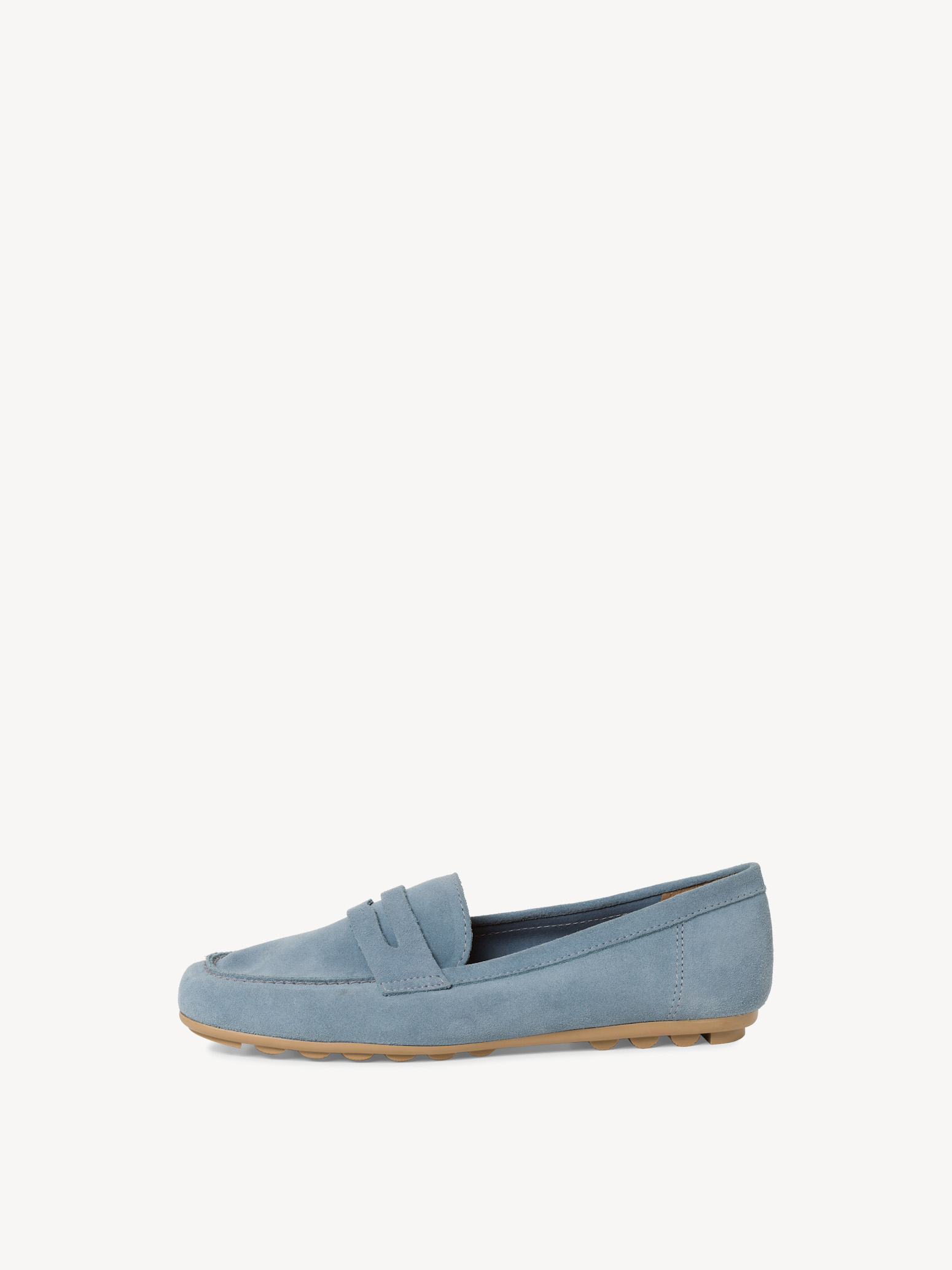 Leather Moccasin - blue