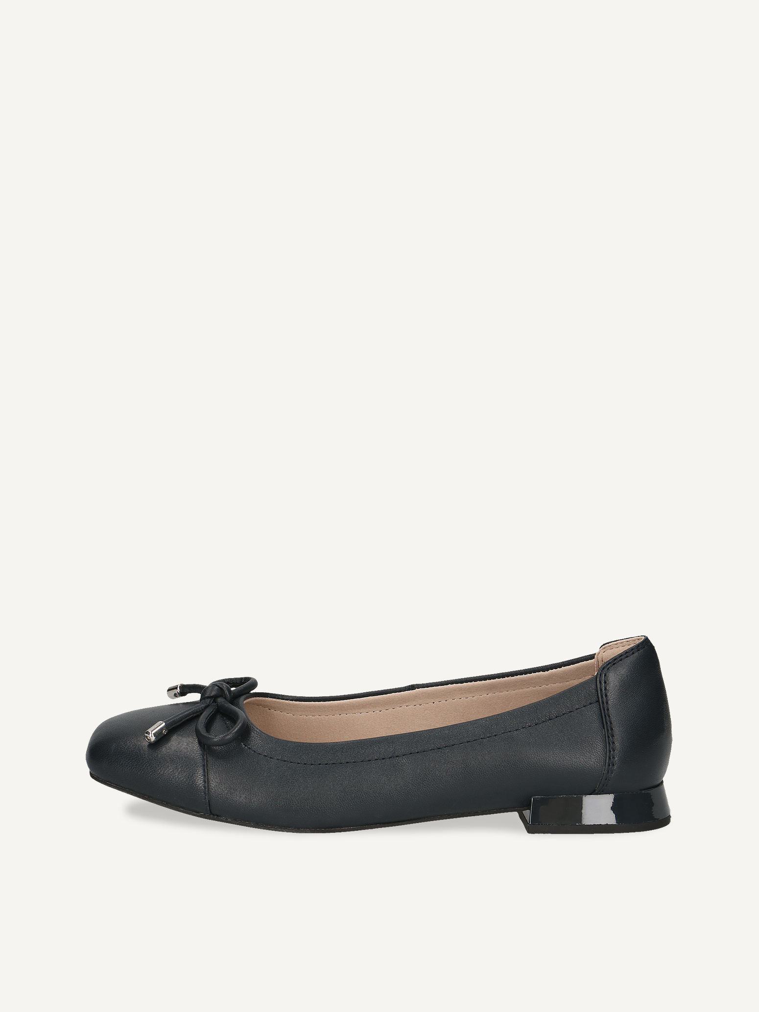 CAPRICE Ballerine bleu en Cuir avec Talon trapzode P42 53 €