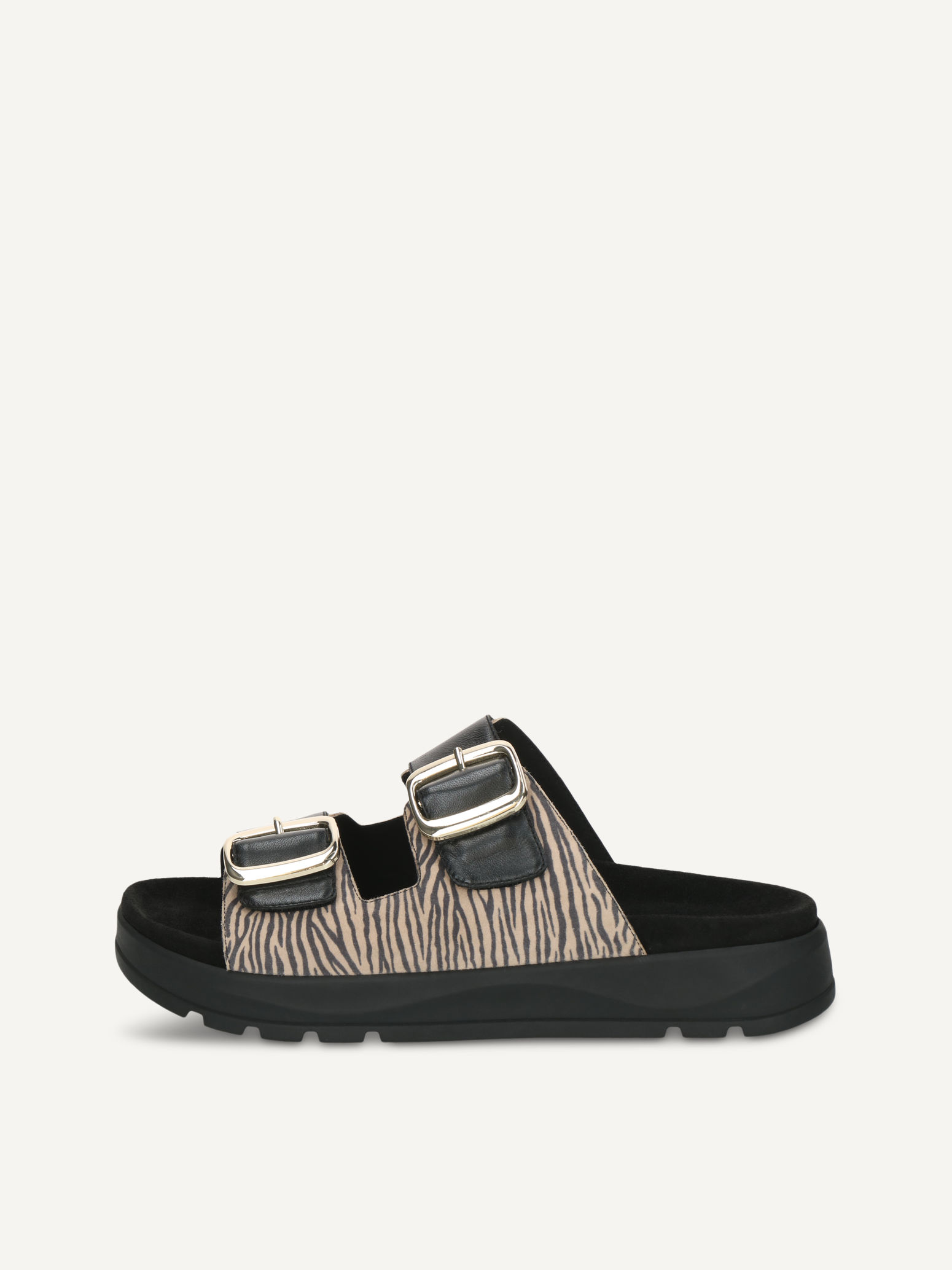 CAPRICE Mule beige en Cuir sans talon P42 63$