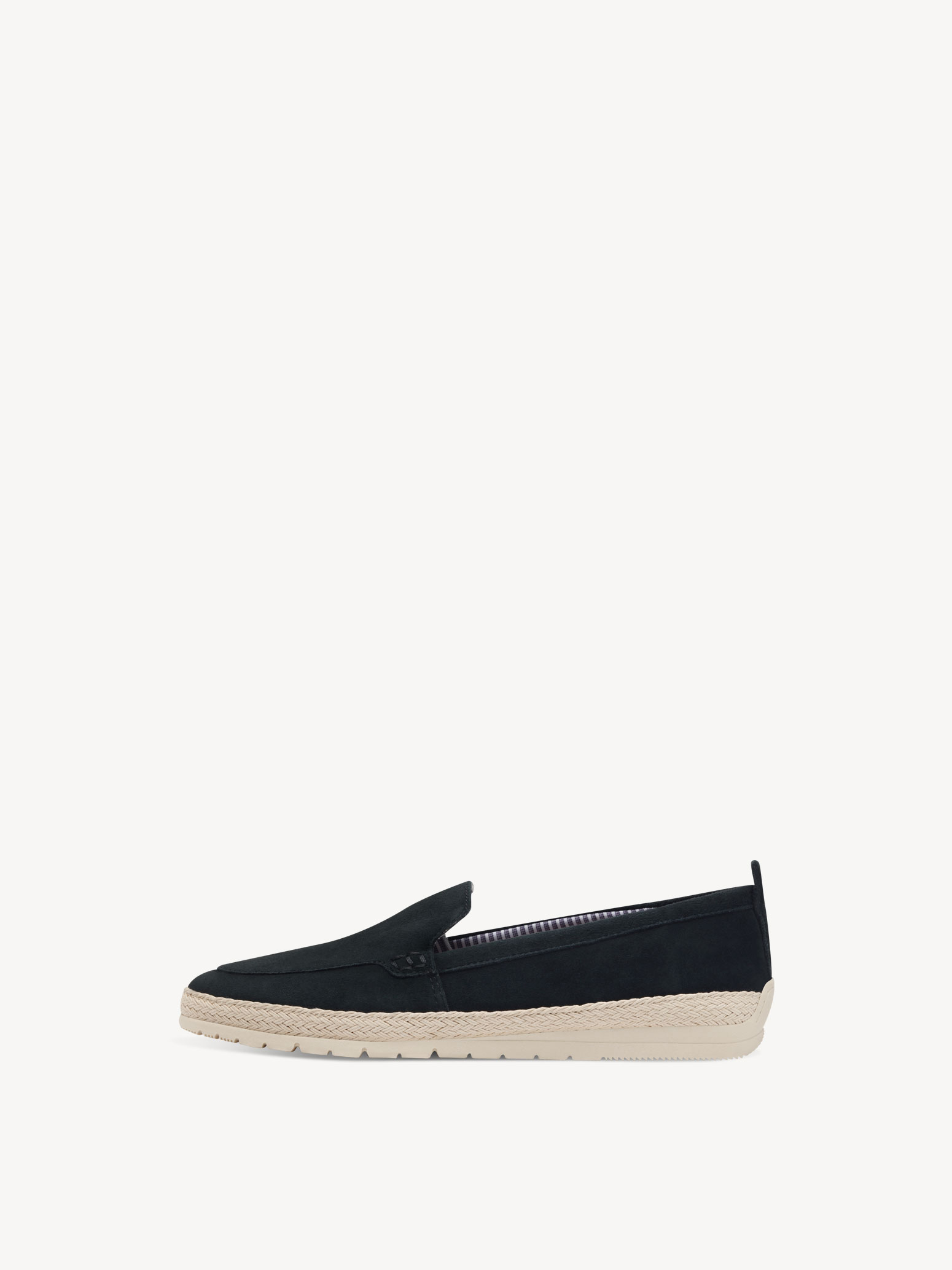 Slipper en cuir - bleu