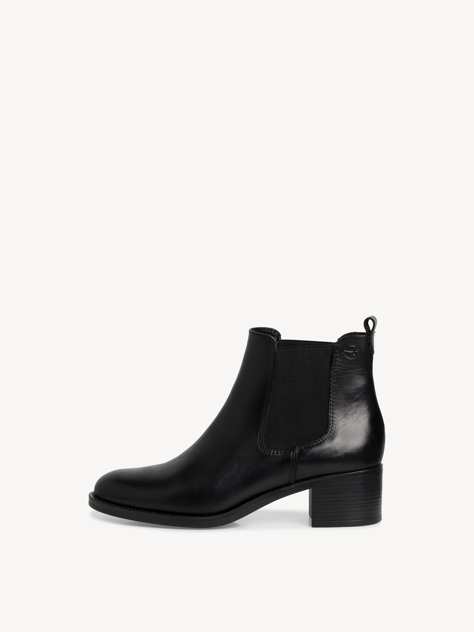 Leather Chelsea boot - black
