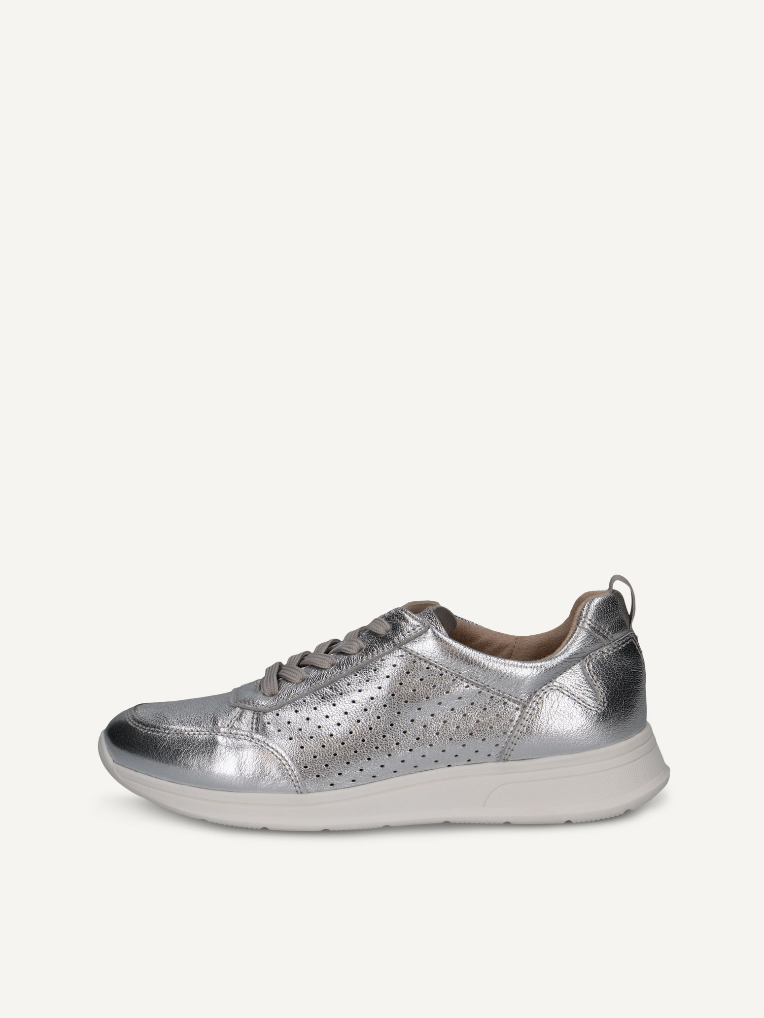 caprice sneaker metallic made of leather size 41