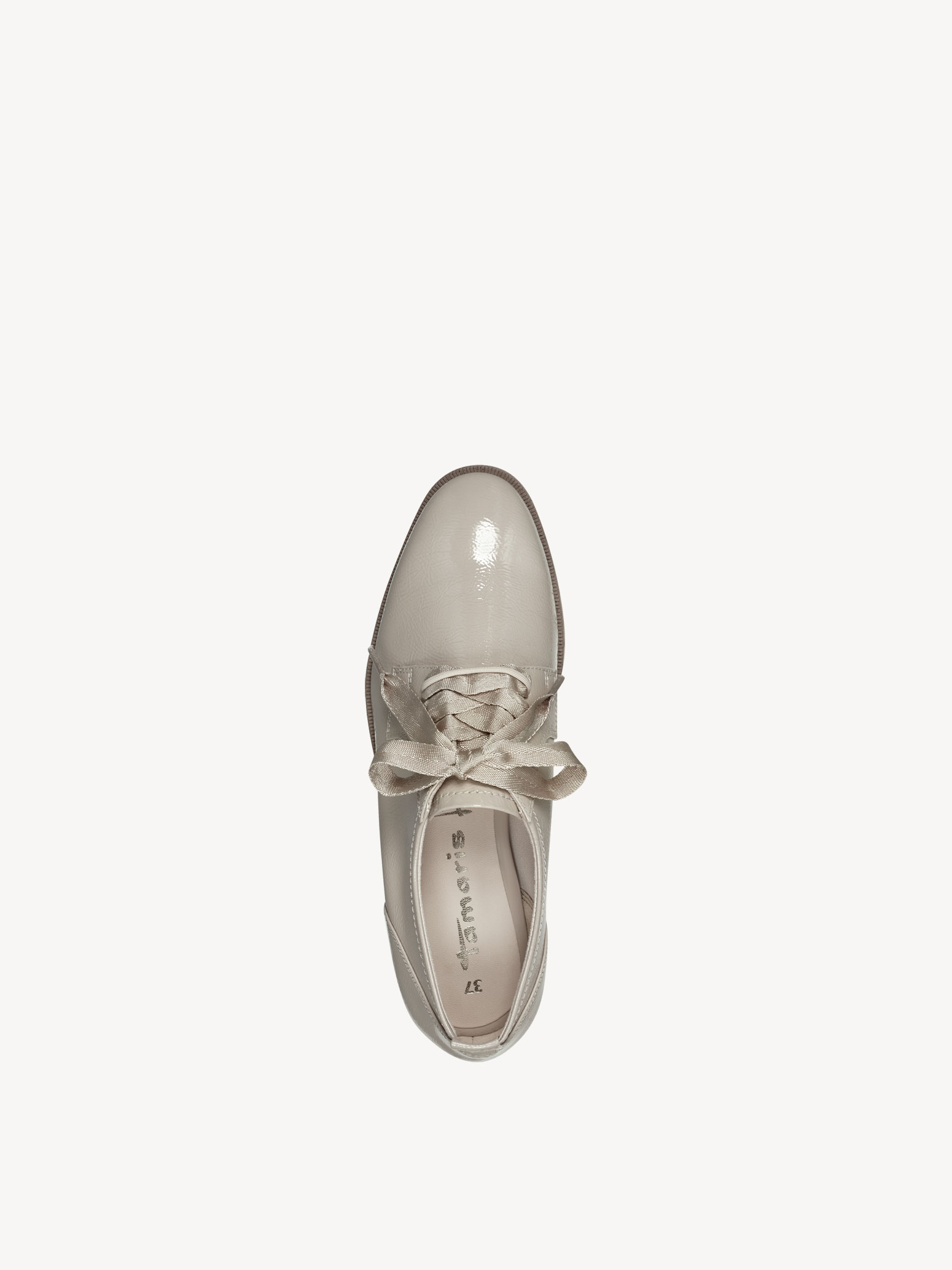 Low shoes - beige, SHELL PATENT, hi-res