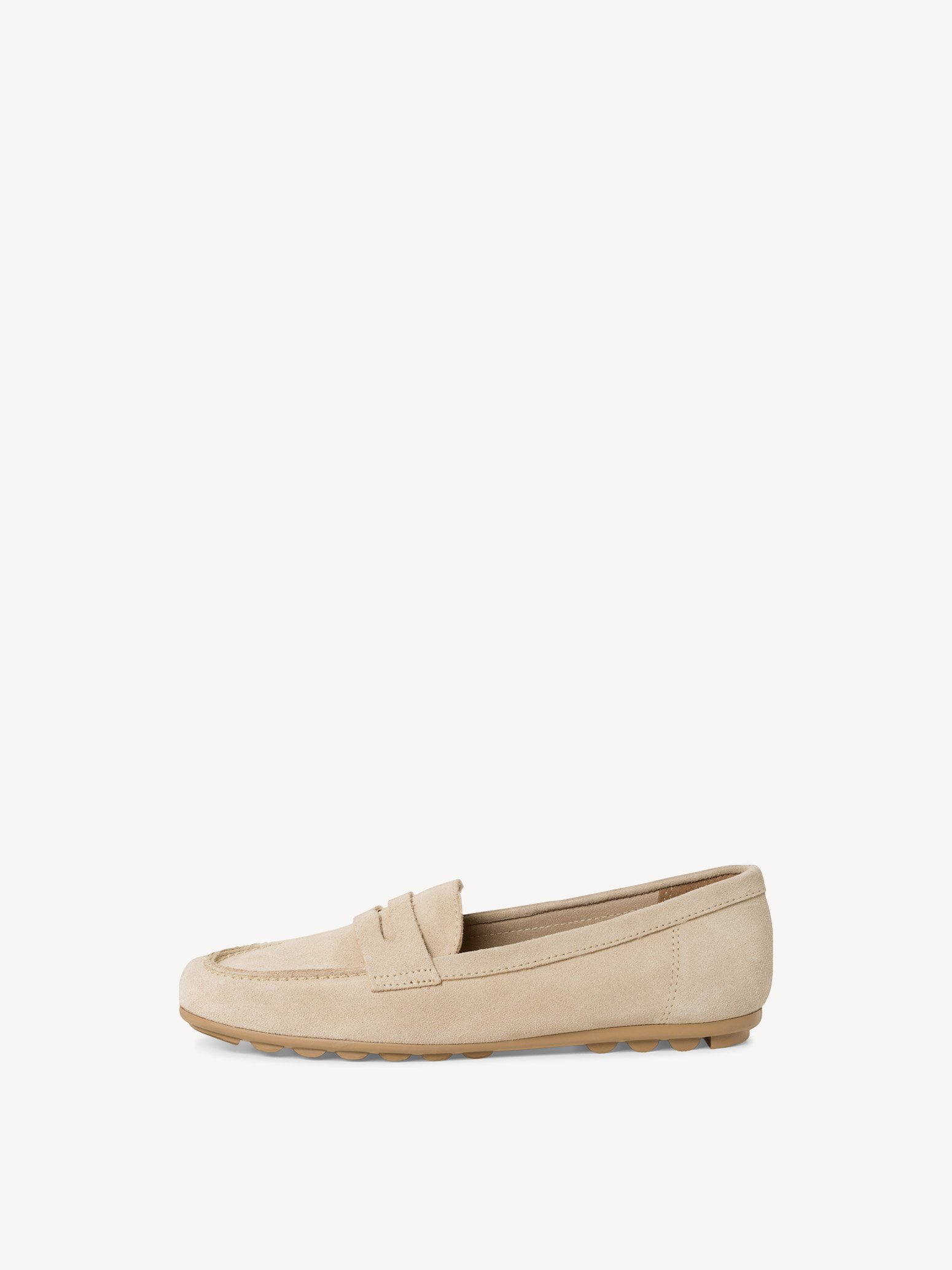 Leather Moccasin - beige 1-24229-42-427: Buy Tamaris Boat shoes online!