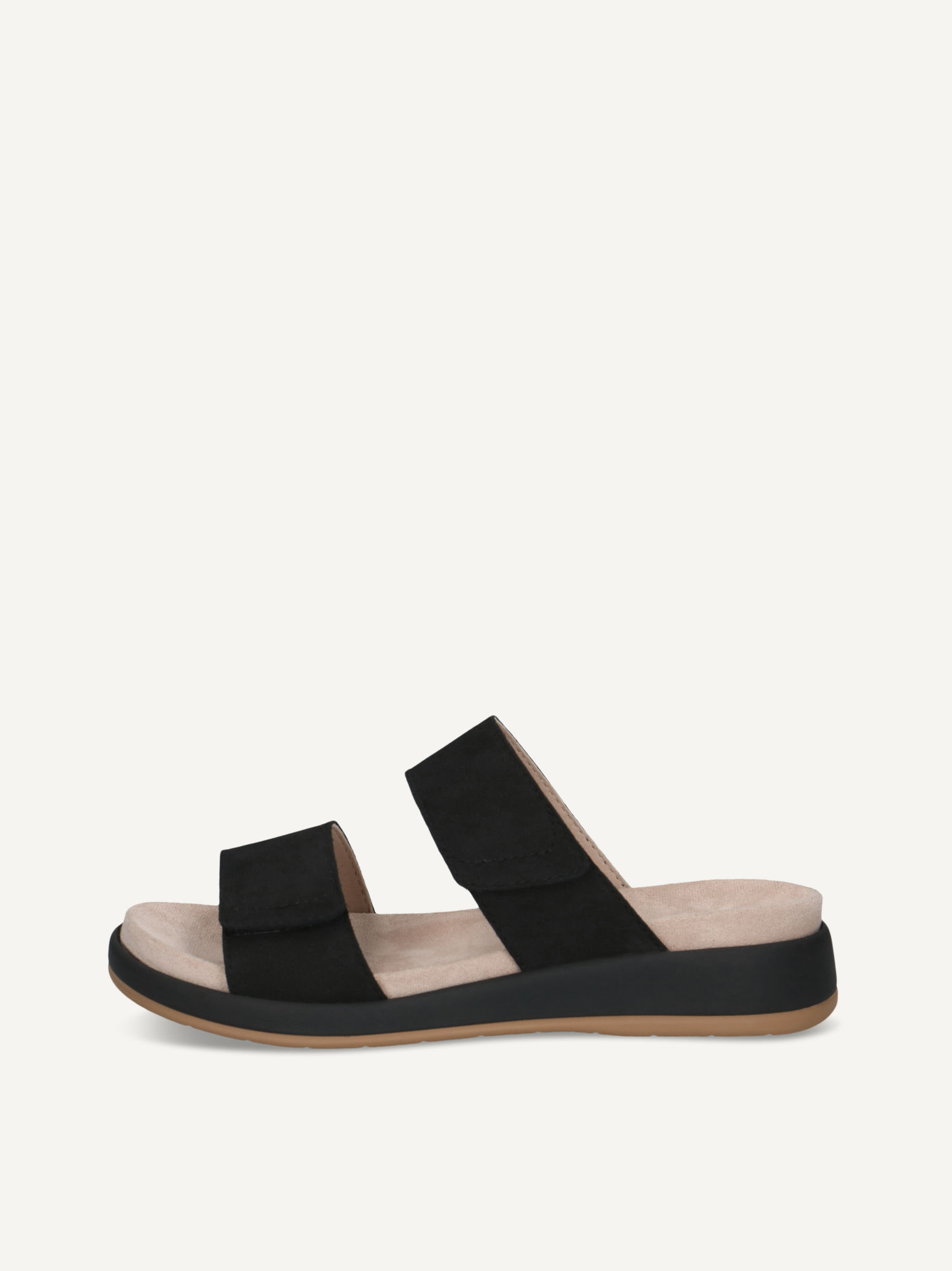 CAPRICE Sandale noir en Cuir sans talon P42 49 €