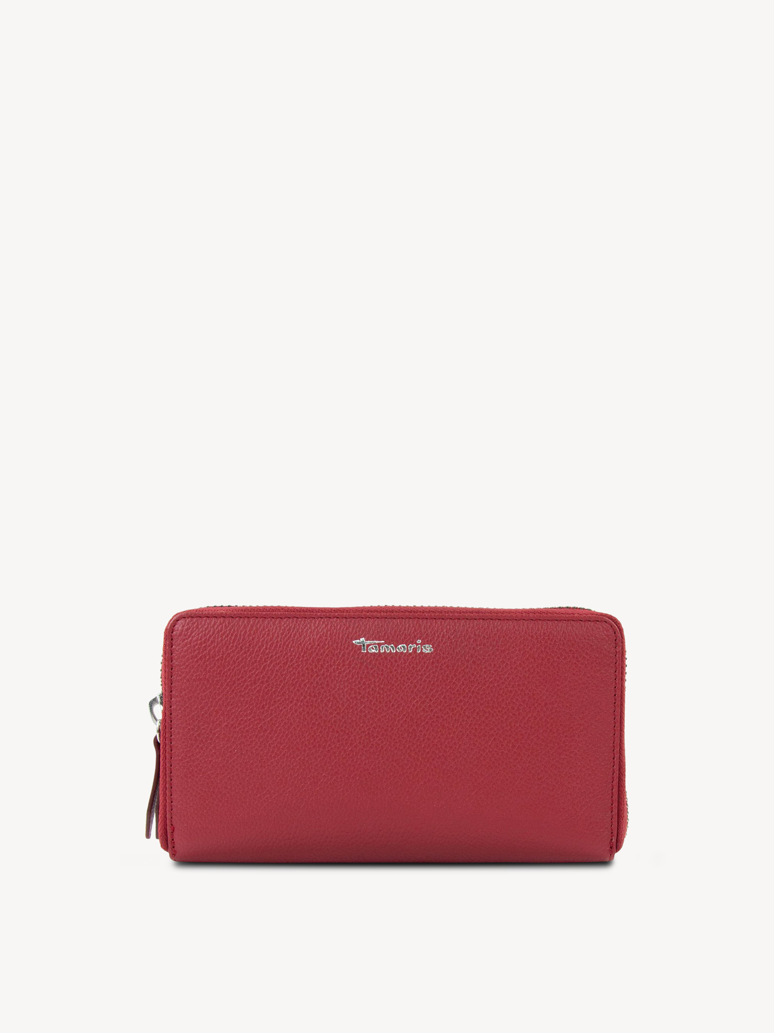 Leather Wallet - red
