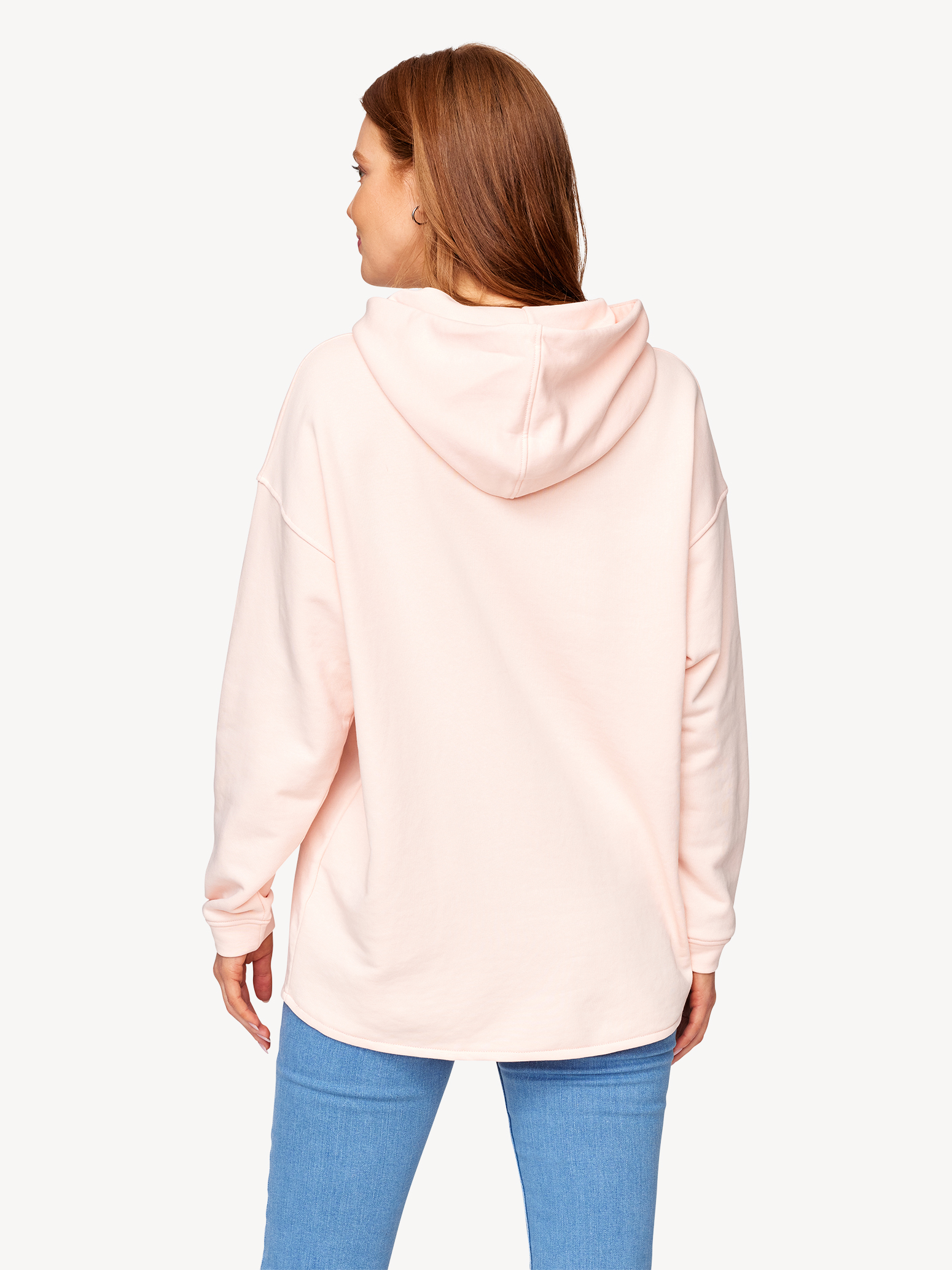 Oversized hoodie - rose, Cloud Pink, hi-res