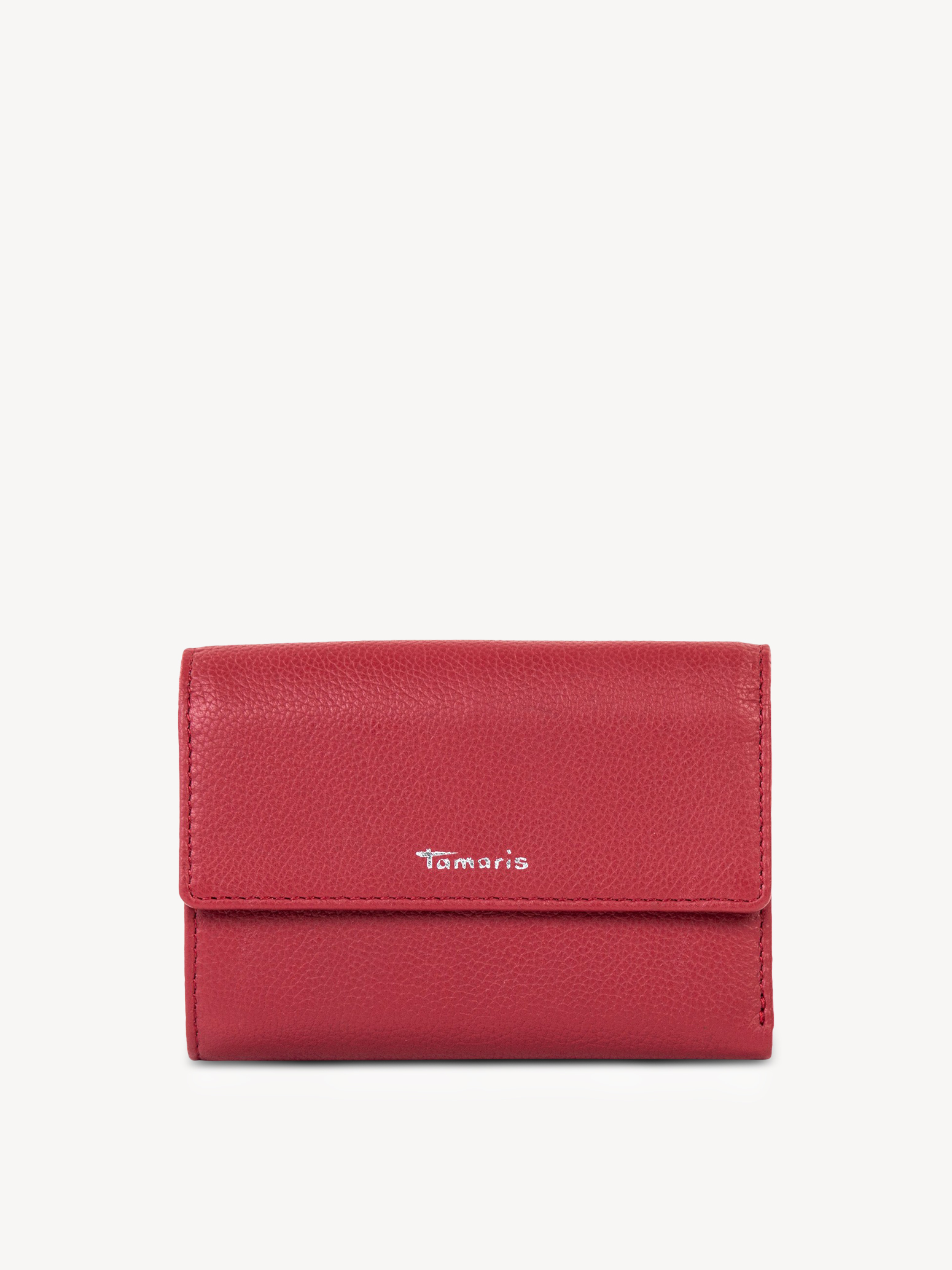 Leather Wallet - red