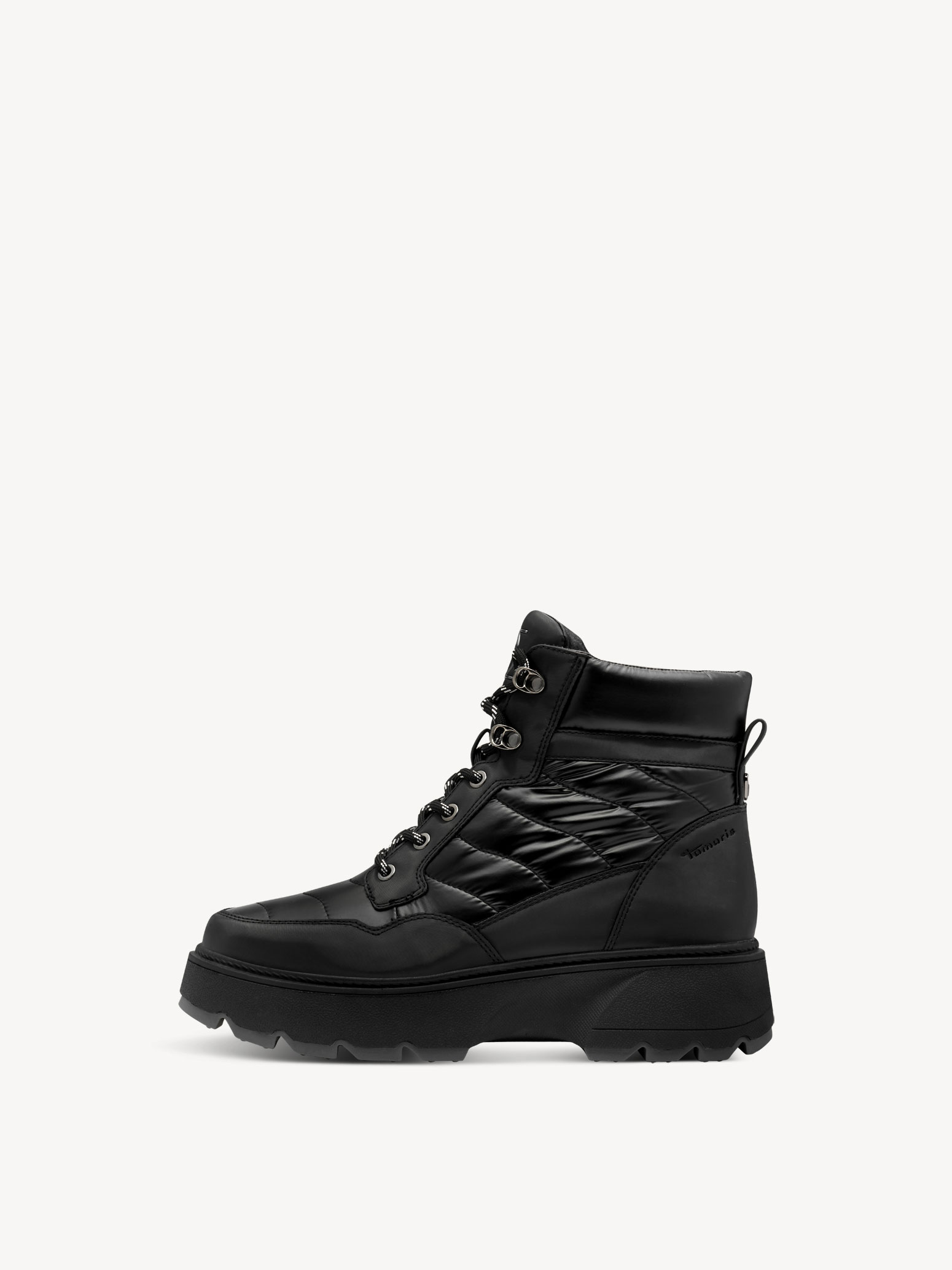 Stiefelette - schwarz Warmfutter