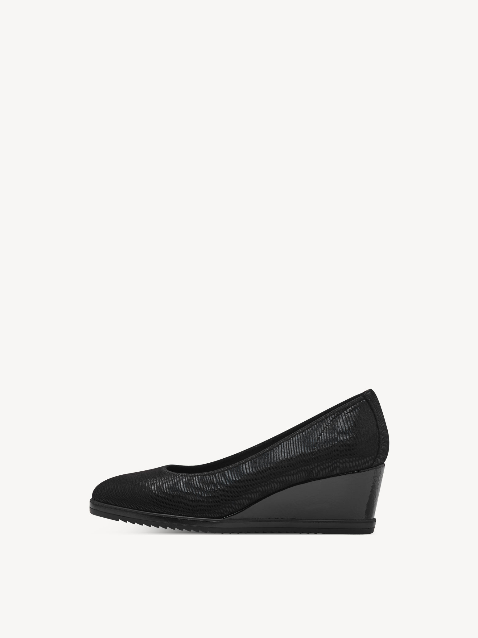 Wedge pumps - black