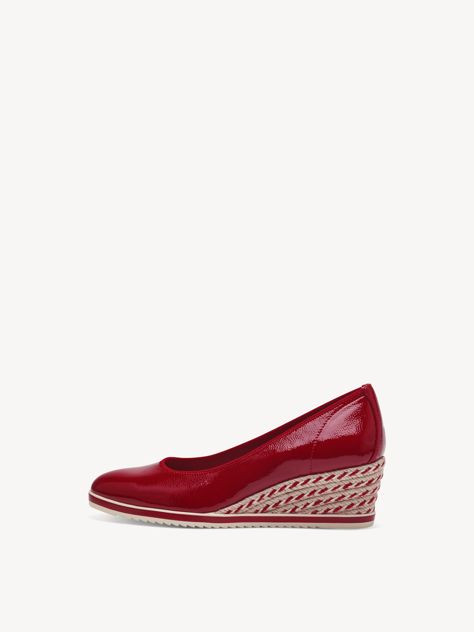 Wedge pumps - red