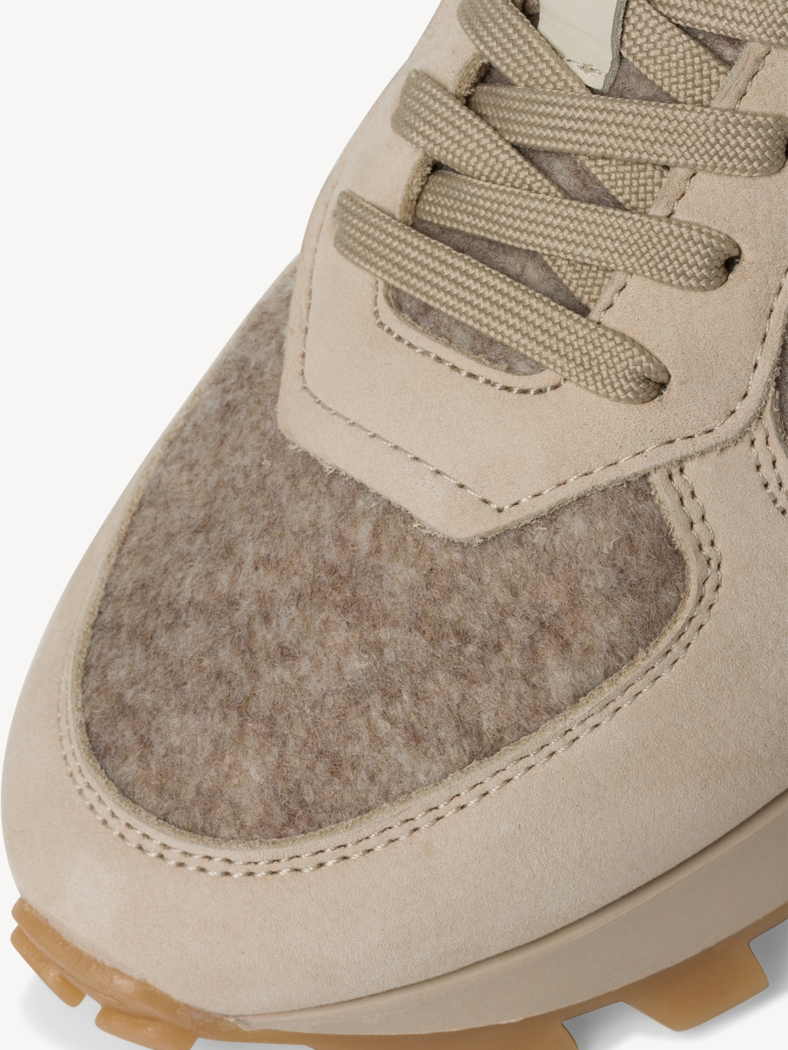 Leather Sneaker - beige, ANTELOPE COMB, hi-res